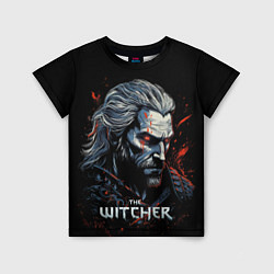 Футболка детская The Witcher blood, цвет: 3D-принт