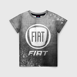 Футболка детская Fiat - grey gradient, цвет: 3D-принт