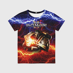 Футболка детская Warhammer 40000 space marine 2, цвет: 3D-принт