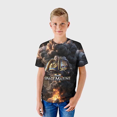 Детская футболка Captain Titus Warhammer 40000 space marine 2 / 3D-принт – фото 3