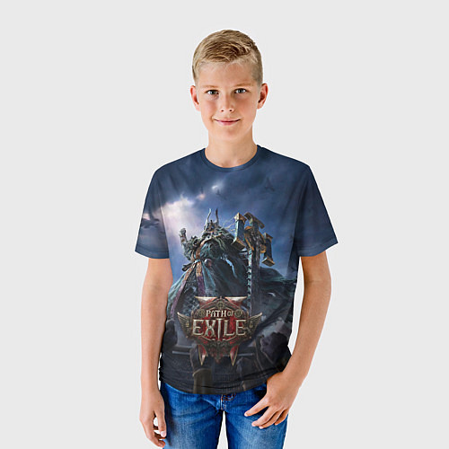 Детская футболка Люмериус Path of exile 2 / 3D-принт – фото 3