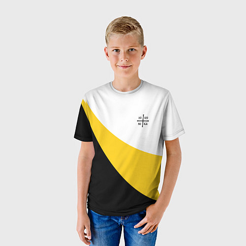 Детская футболка Сокрушу пред ним врагов его малая черная Ника Нико / 3D-принт – фото 3