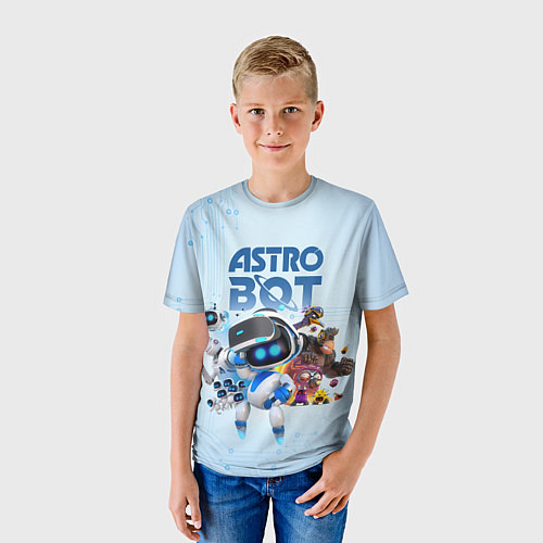 Детская футболка Astro Bot - Game / 3D-принт – фото 3