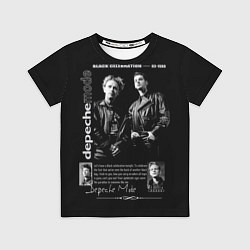 Футболка детская Depeche Mode Black Celebration 1986, цвет: 3D-принт