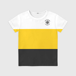 Футболка детская Мы русские с нами Бог НИКА 2 черная патриоты, цвет: 3D-принт