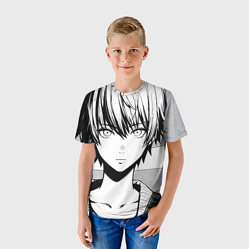 Детская футболка A boy manga / 3D-принт – фото 3
