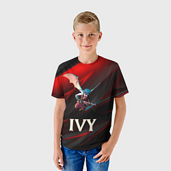 Футболка детская Плющ Deadlock, цвет: 3D-принт — фото 2