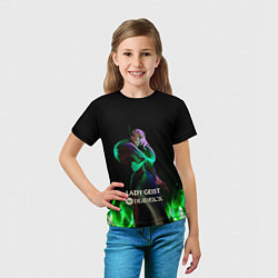 Футболка детская Lady Geist Deadlock, цвет: 3D-принт — фото 2