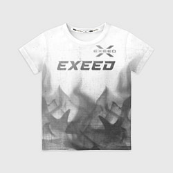 Футболка детская Exeed - white gradient посередине, цвет: 3D-принт