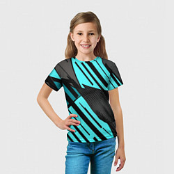 Футболка детская Спортивный динамичный, цвет: 3D-принт — фото 2