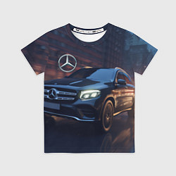 Футболка детская Mercedes benz auto, цвет: 3D-принт