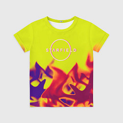 Футболка детская Starfield fire steel, цвет: 3D-принт