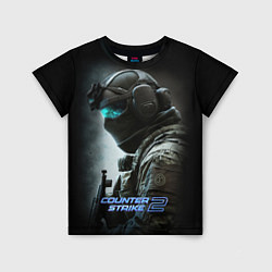 Футболка детская Counter strike 2 спецназ, цвет: 3D-принт
