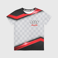 Футболка детская AUDI auto texture, цвет: 3D-принт