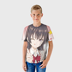 Футболка детская Аля иногда кокетничает со мной по русски Юки, цвет: 3D-принт — фото 2