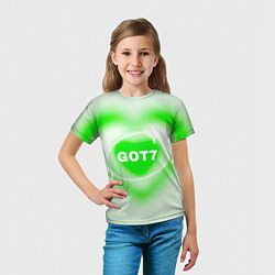 Футболка детская Got7 сердце, цвет: 3D-принт — фото 2