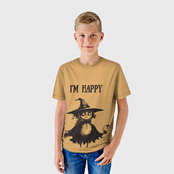 Футболка детская Хэллоуин ведьма im happy, цвет: 3D-принт — фото 2