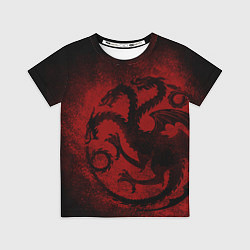 Футболка детская Targaryen house Game of Thrones, цвет: 3D-принт