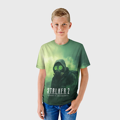 Детская футболка Stalker 2 сердце Чернобыля / 3D-принт – фото 3