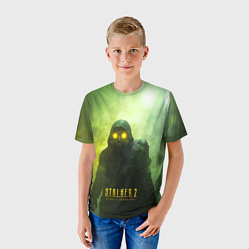 Детская футболка Stalker 2 ядовитый дым / 3D-принт – фото 3