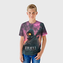 Футболка детская Stalker 2 радиоактивный фон, цвет: 3D-принт — фото 2