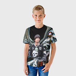 Футболка детская Slava Marlow music artist, цвет: 3D-принт — фото 2