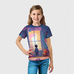 Футболка детская Детство приключения, цвет: 3D-принт — фото 2