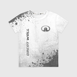 Футболка детская Great Wall - white gradient вертикально, цвет: 3D-принт