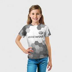 Футболка детская Daewoo - white gradient посередине, цвет: 3D-принт — фото 2