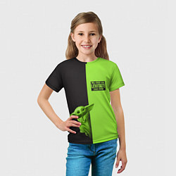 Футболка детская Child Grogu, цвет: 3D-принт — фото 2