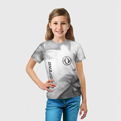 Футболка детская Dongfeng - white gradient вертикально, цвет: 3D-принт — фото 2
