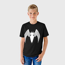 Футболка детская Venom - spider logo, цвет: 3D-принт — фото 2
