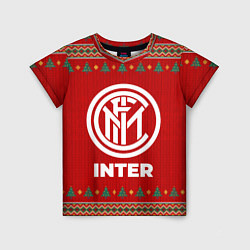Футболка детская Inter new year, цвет: 3D-принт