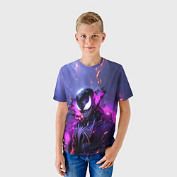 Футболка детская Neon Venom - Rain, цвет: 3D-принт — фото 2