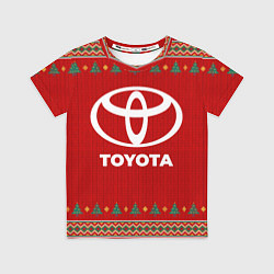 Футболка детская Toyota new year, цвет: 3D-принт