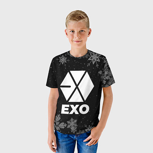 Детская футболка Снежный Exo / 3D-принт – фото 3