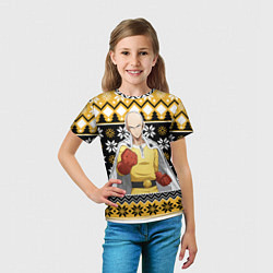 Футболка детская One-Punch Man sweater, цвет: 3D-принт — фото 2