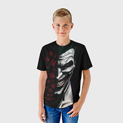 Футболка детская Joker in the dark, цвет: 3D-принт — фото 2