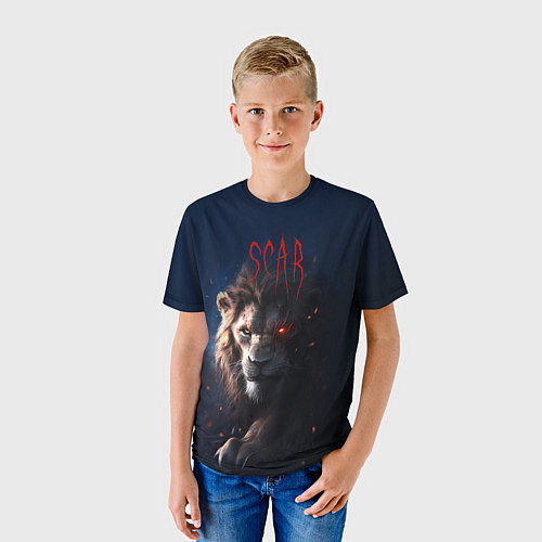 Детская футболка The Lion King - Scar / 3D-принт – фото 3