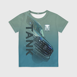 Футболка детская Tank 500, цвет: 3D-принт