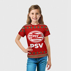 Футболка детская PSV new year, цвет: 3D-принт — фото 2