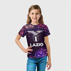 Футболка детская Праздничный Lazio, цвет: 3D-принт — фото 2