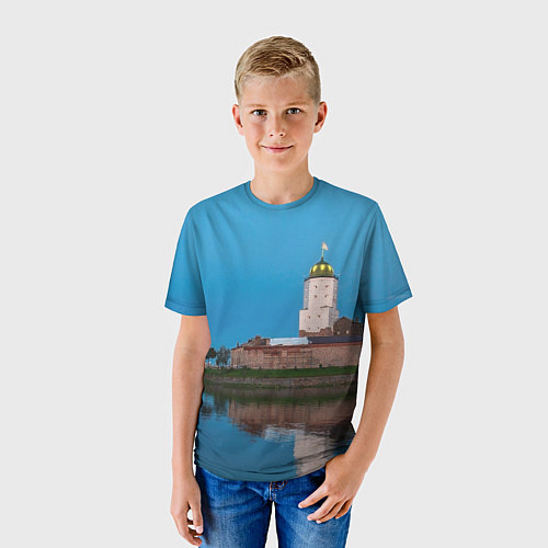 Детская футболка Выборгский замок / 3D-принт – фото 3