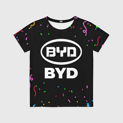 Футболка детская BYD конфети, цвет: 3D-принт