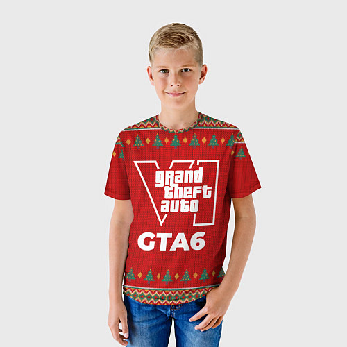 Детская футболка GTA6 new year / 3D-принт – фото 3