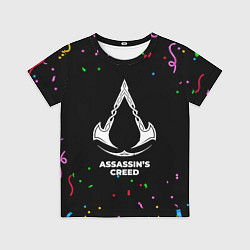 Футболка детская Assassins Creed конфети, цвет: 3D-принт