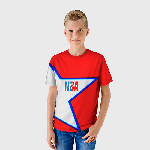 Детская футболка NBA star / 3D-принт – фото 3