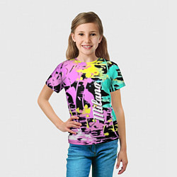 Футболка детская Color expressive abstraction - Milano, цвет: 3D-принт — фото 2