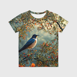 Футболка детская Ласточка пейзаж, цвет: 3D-принт