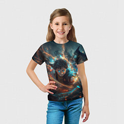 Футболка детская Гарри Поттер - вихрь магии, цвет: 3D-принт — фото 2